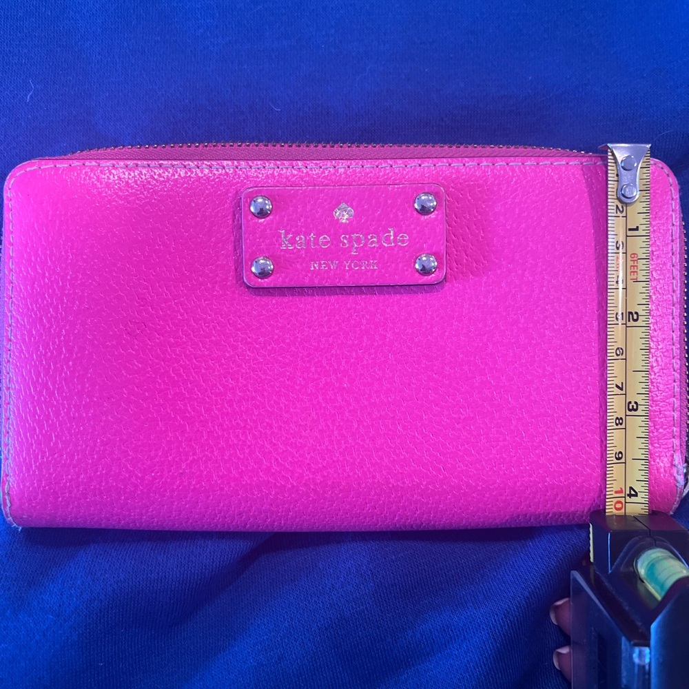 KATE SPADE Hot Pink Wallet EUC.  No stains or marks
